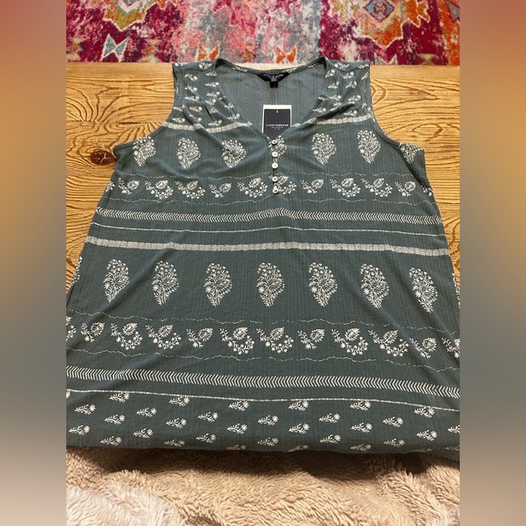 Lucky Brand Tops - NWT Floral Henley Tank Top
Lucky Brand